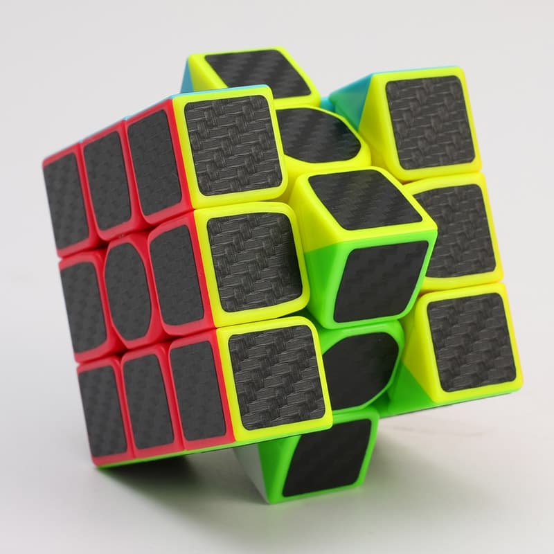Z-Cube 3x3x3 with black carbon-fibre stickers image 10
