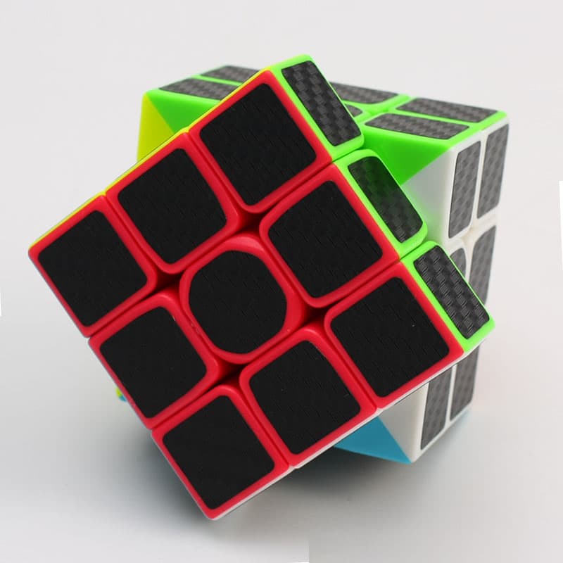 Z-Cube 3x3x3 with black carbon-fibre stickers image 12
