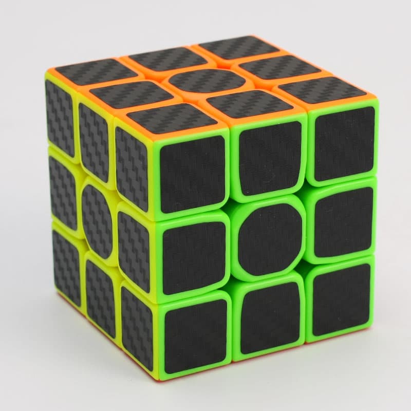 Z-Cube 3x3x3 with black carbon-fibre stickers image 13