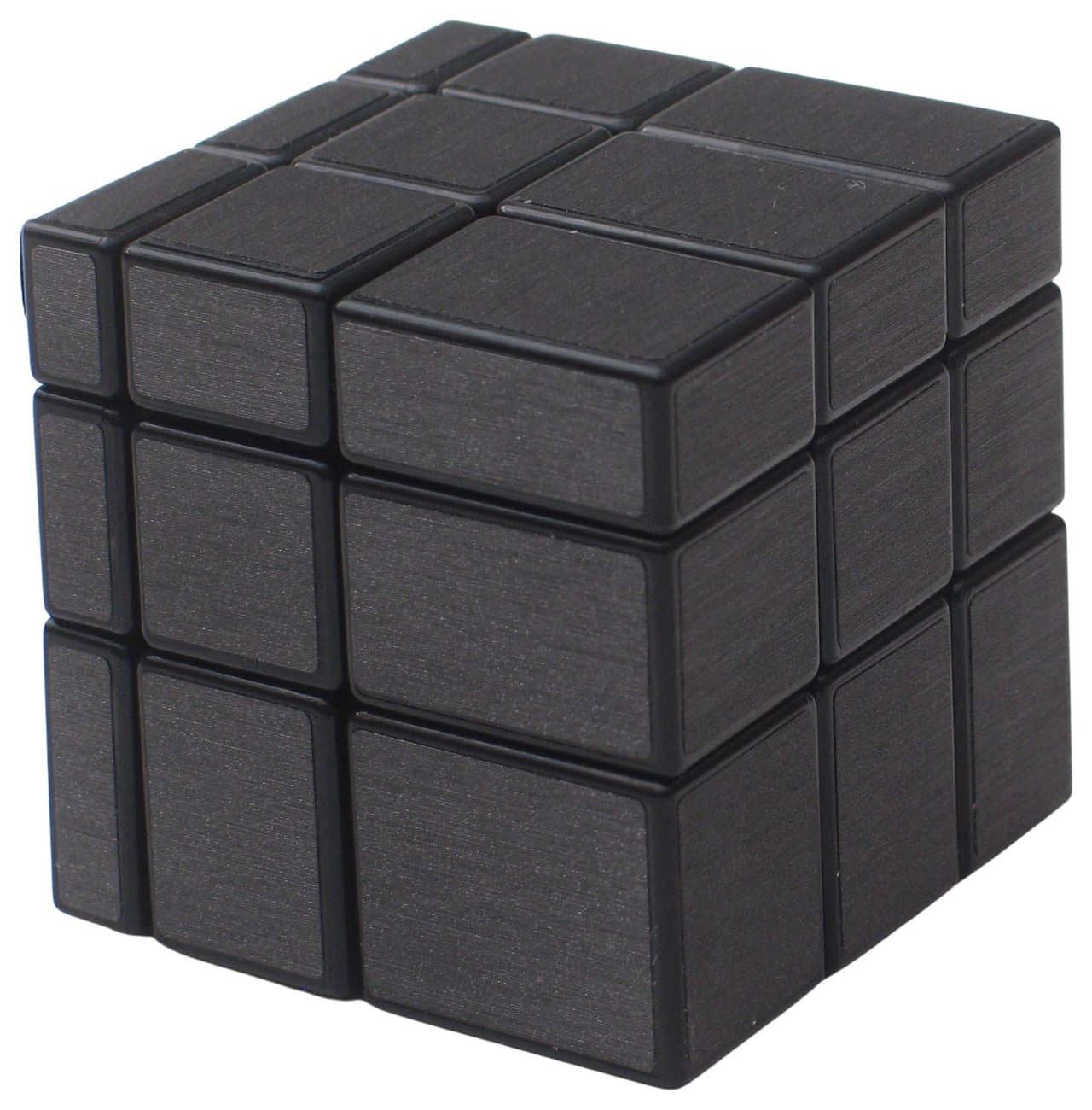 Shengshou 3x3 mirror cube with gray stickers - Black
