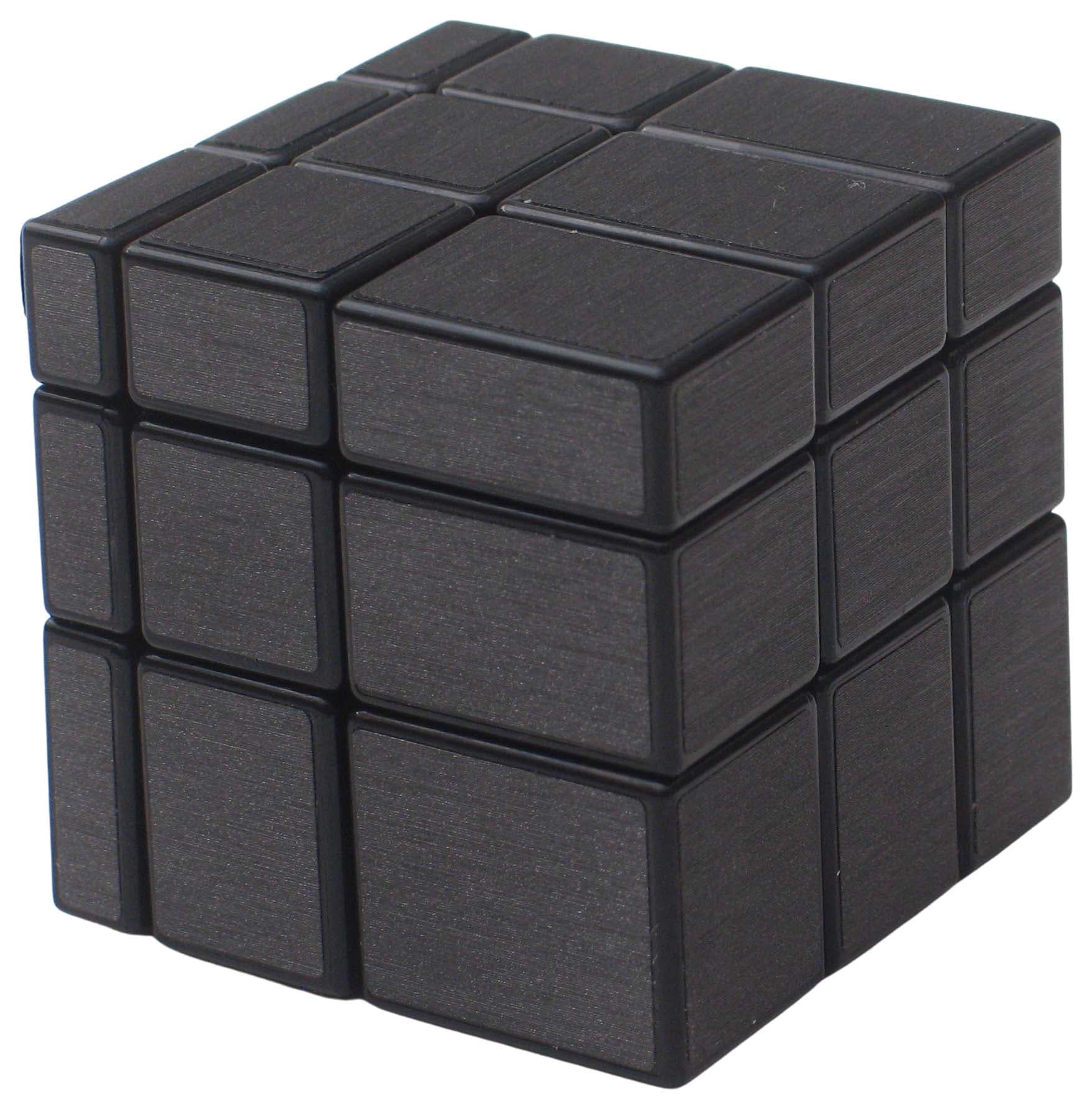 Shengshou 3x3 mirror cube with gray stickers - Black