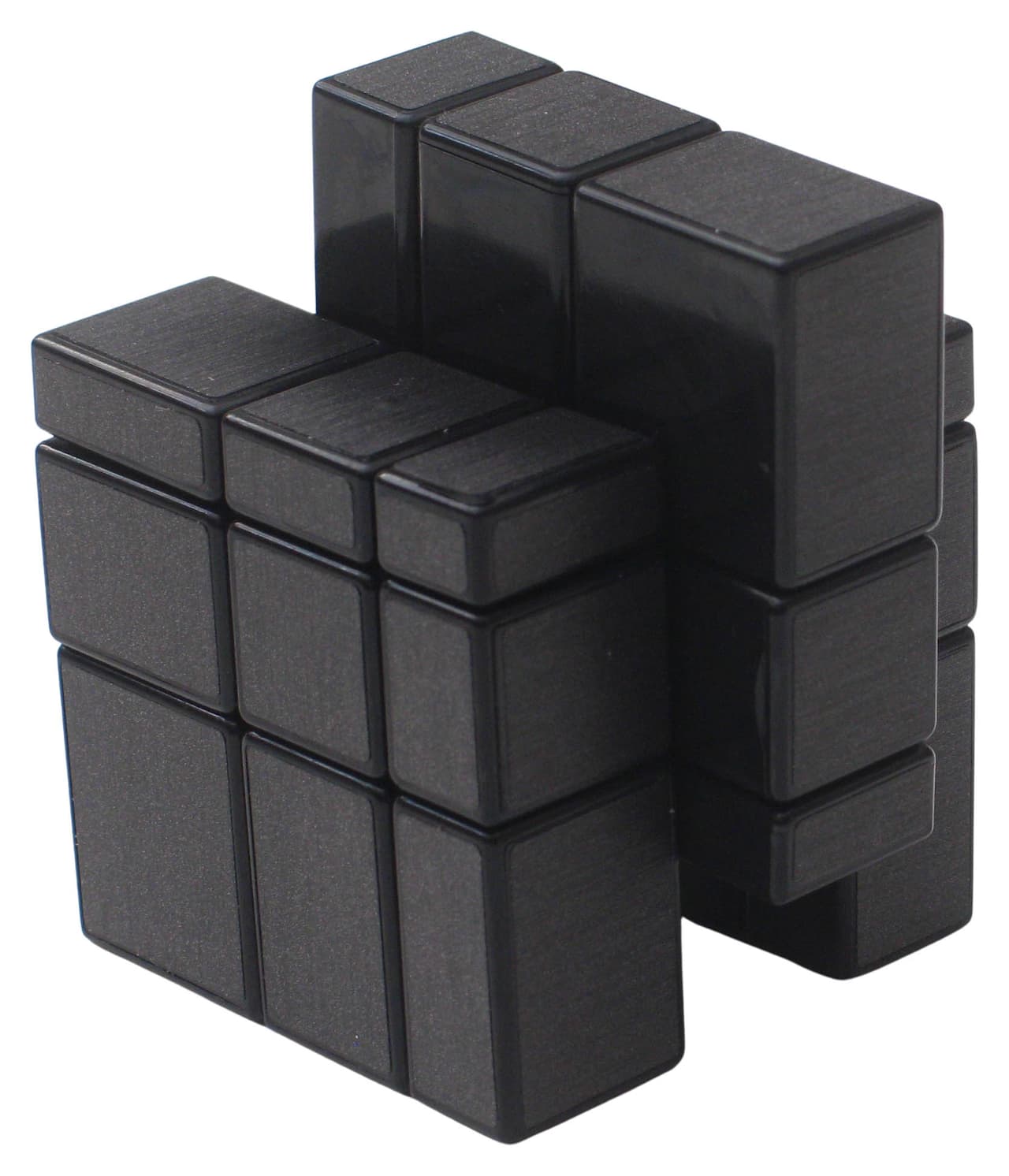 Shengshou 3x3 mirror cube with gray stickers - Black image 4
