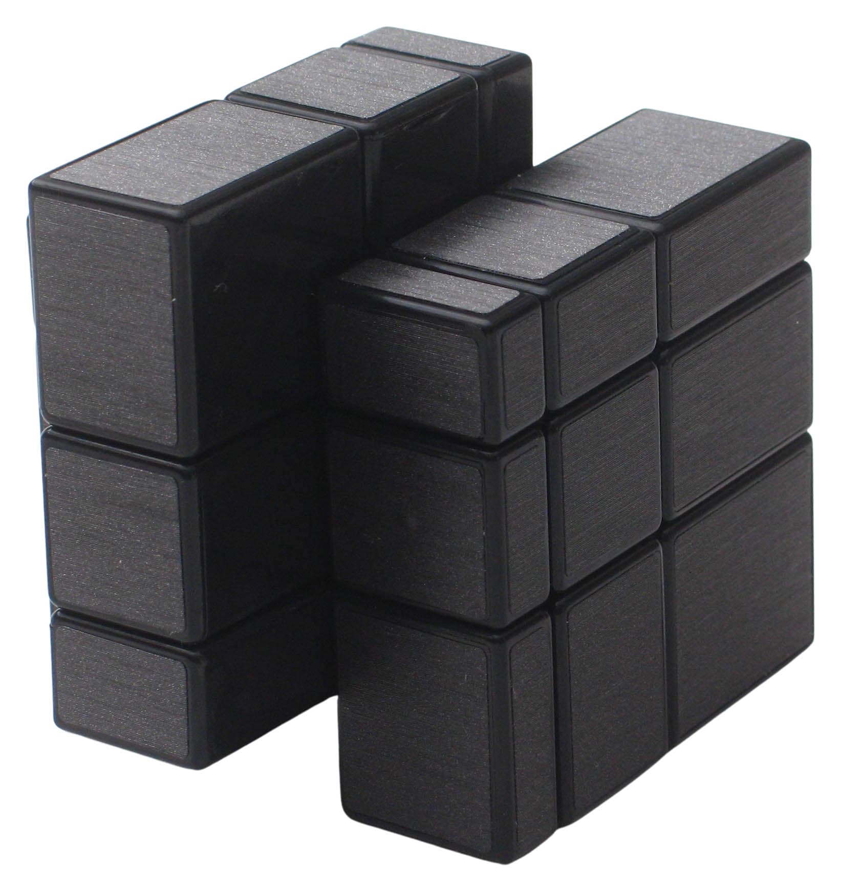 Shengshou 3x3 mirror cube with gray stickers - Black image 5