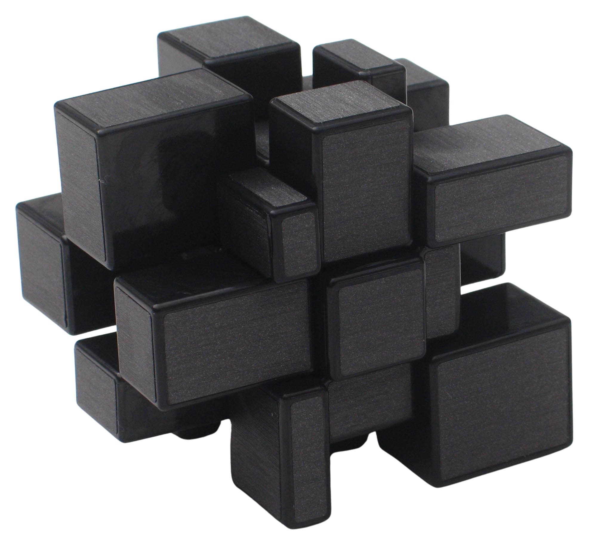 Shengshou 3x3 mirror cube with gray stickers - Black image 6