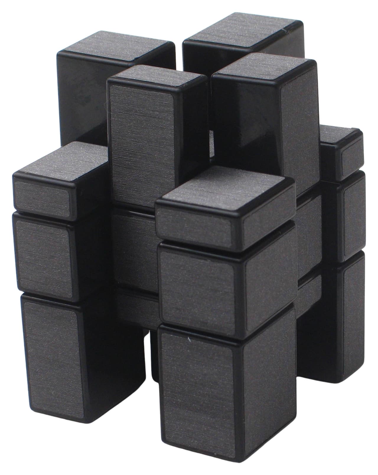Shengshou 3x3 mirror cube with gray stickers - Black image 7
