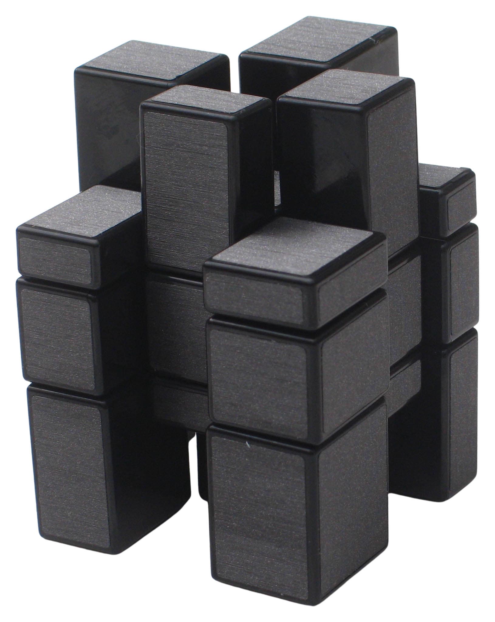 Shengshou 3x3 mirror cube with gray stickers - Black image 7