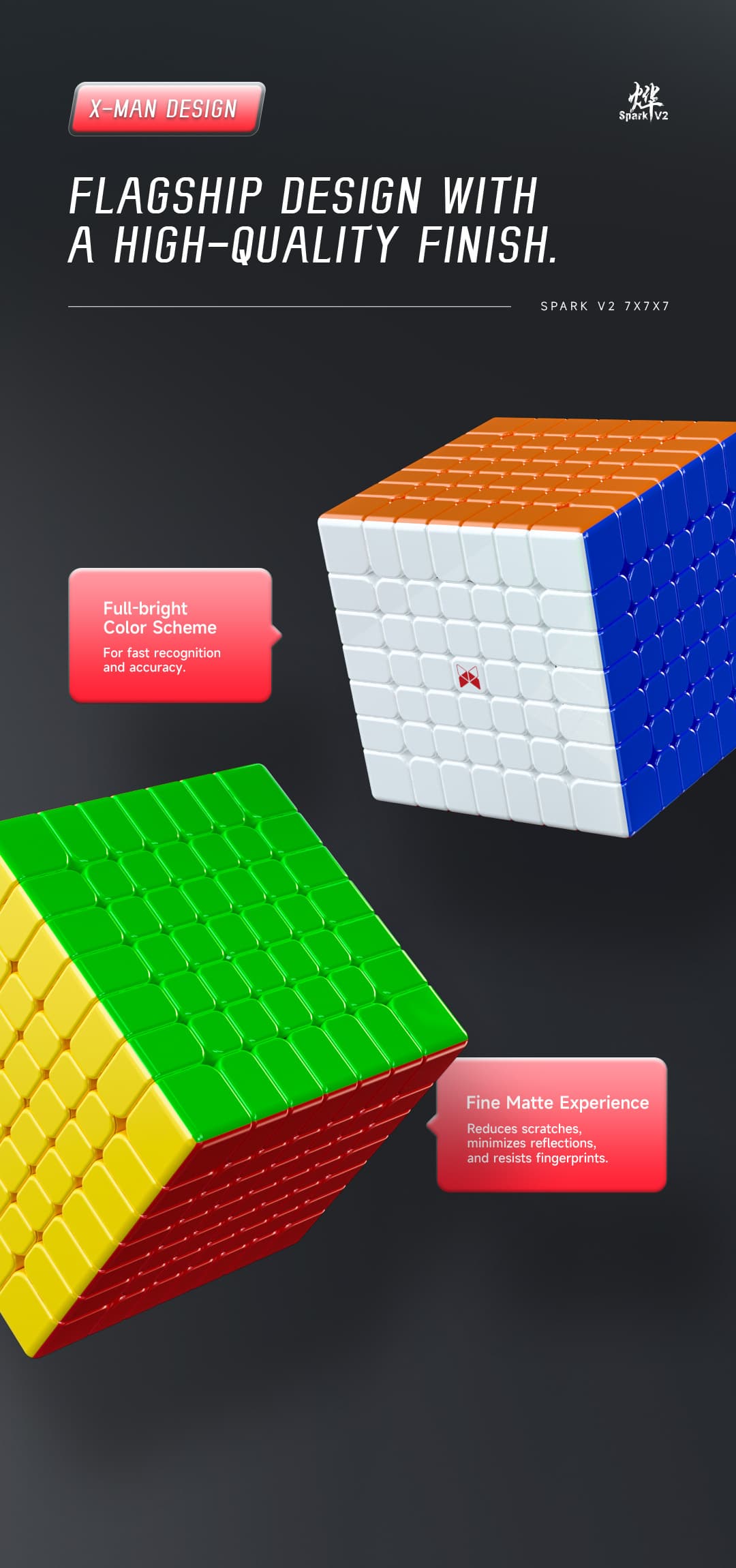 QiYi Spark V2 7x7 Ball Core - Stickerless image 10