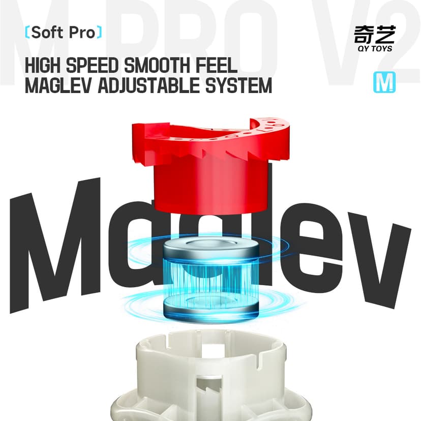 QiYi Magnetic Pro 3x3 V2 Pioneer UV - Stickerless image 6