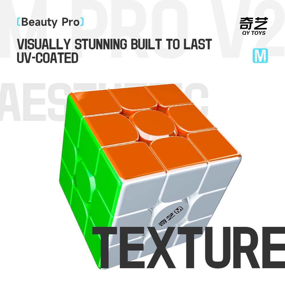 QiYi Magnetic Pro 3x3 V2 Pioneer UV - Stickerless image 8