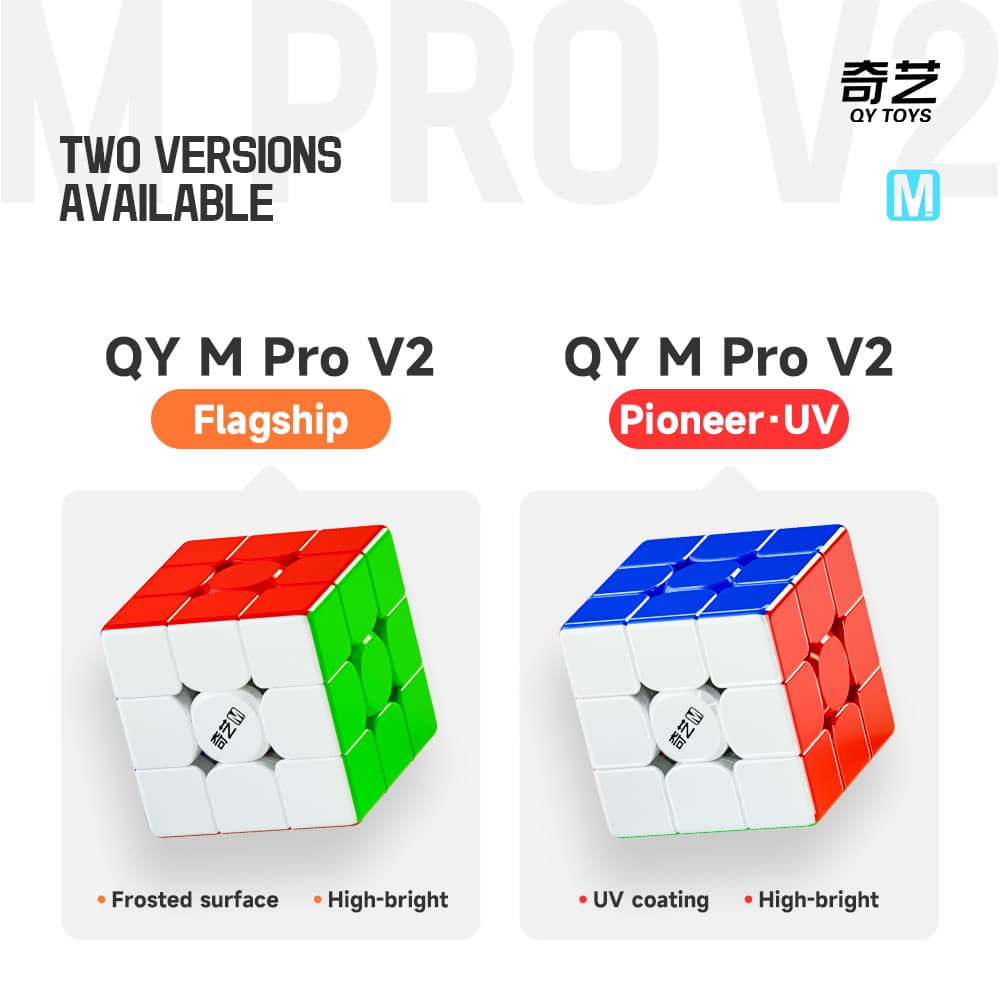QiYi Magnetic Pro 3x3 V2 Pioneer UV - Stickerless image 11