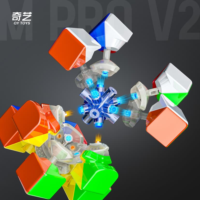 QiYi Magnetic Pro 3x3 V2 Pioneer UV - Stickerless image 14