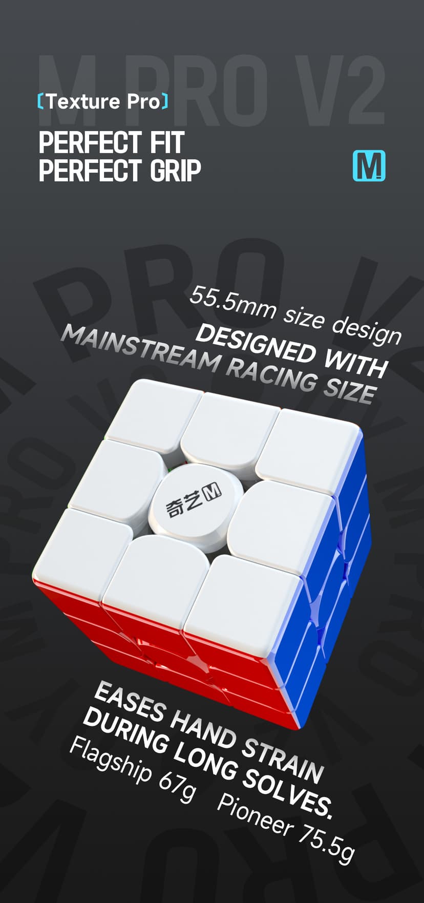 QiYi Magnetic Pro 3x3 V2 Pioneer UV - Stickerless image 21