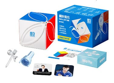 Moyu Meilong Maple Ball-Core Magnetic Cube UV image 2