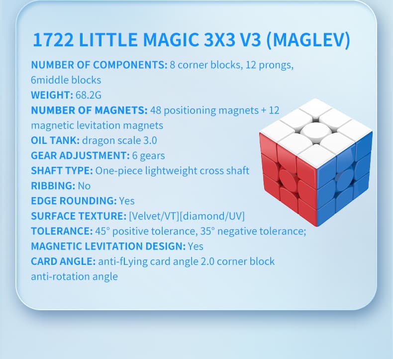 YuXin Little Magic 3x3 V3 Malgev VT image 18