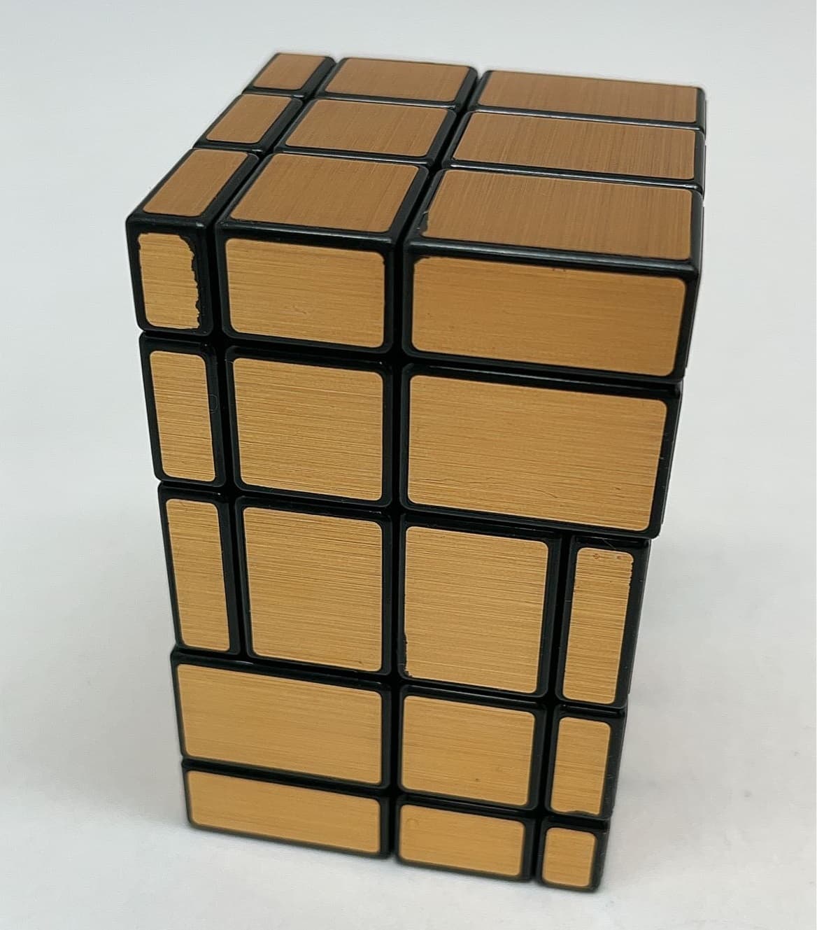 3x3x5 Siamese Mirror Short Cube(84mm) - Golden image 3
