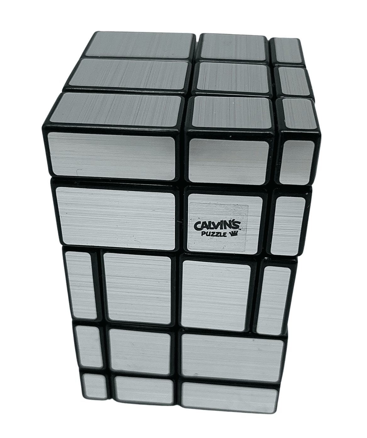 3x3x5 Siamese Mirror Short Cube(84mm) - Silver image 1