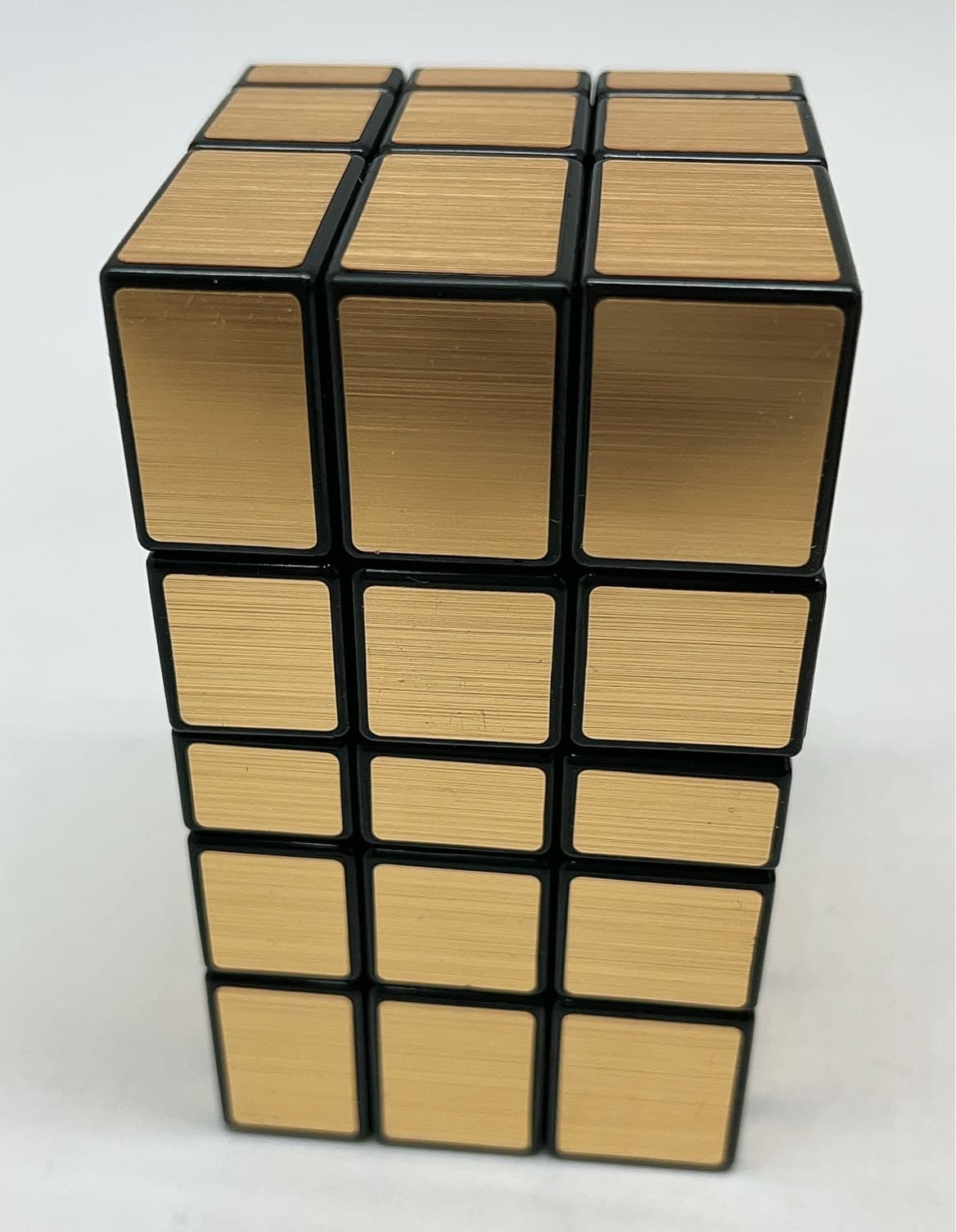 3x3x5 Siamese Mirror Tall Cube(100mm) - Golden image 4