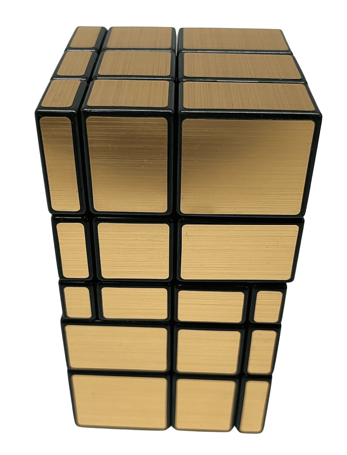 3x3x5 Siamese Mirror Tall Cube(100mm) - Golden image 1