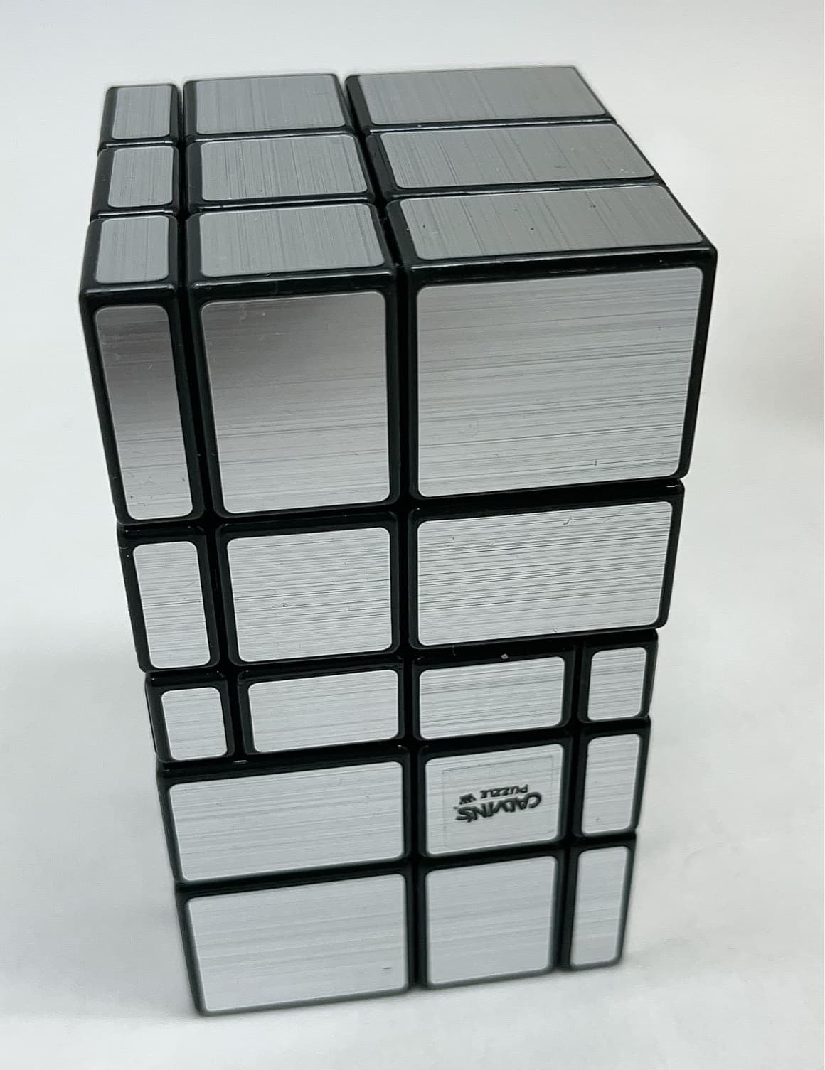 3x3x5 Siamese Mirror Tall Cube(100mm) - Silver image 6