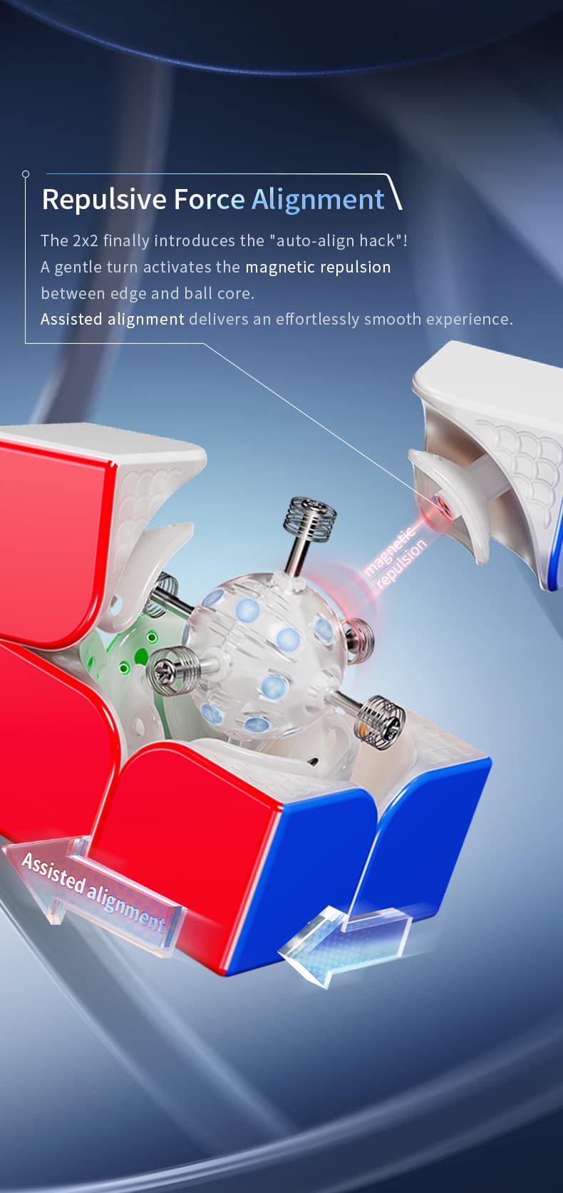 MoYu WeiPo V5 20-M Ball Core UV 2x2 image 11