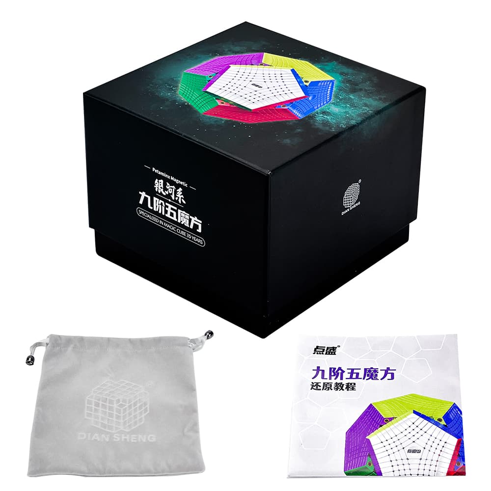 DianSheng Galaxy Magnetic Petaminx - Stickerless image 2