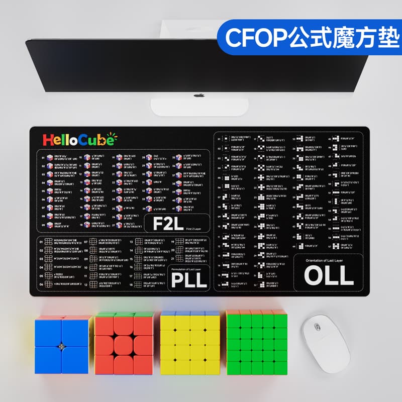 HelloCube CFOP Mat - 35x70cm image 1