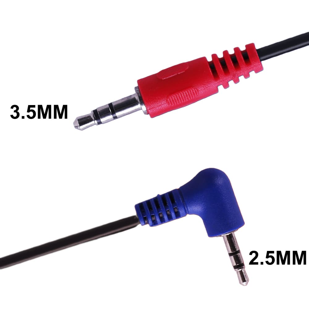 QiYi Display Data Cable (2.5mm to 3.5mm) - Black