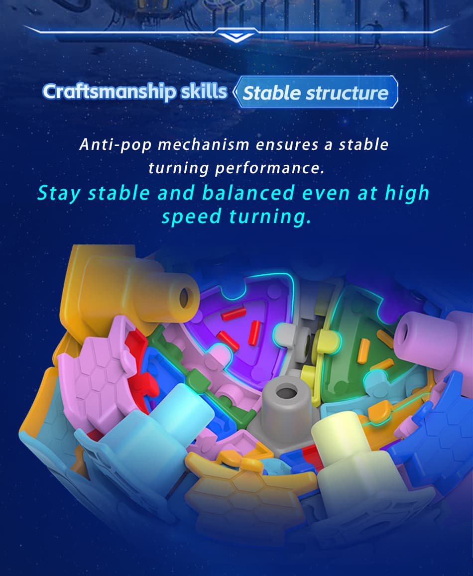 DianSheng Galaxy Magnetic Master Kilominx - Stickerless image 6