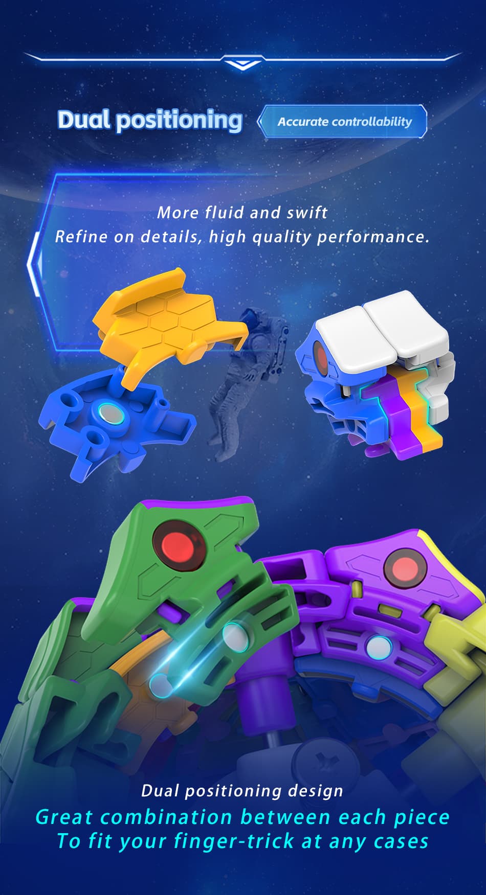 DianSheng Galaxy Magnetic Master Kilominx - Stickerless image 7