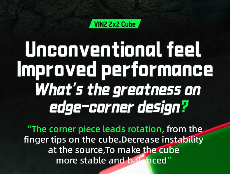 Vin Cube 2x2 Ball Core UV - Stickerless image 4