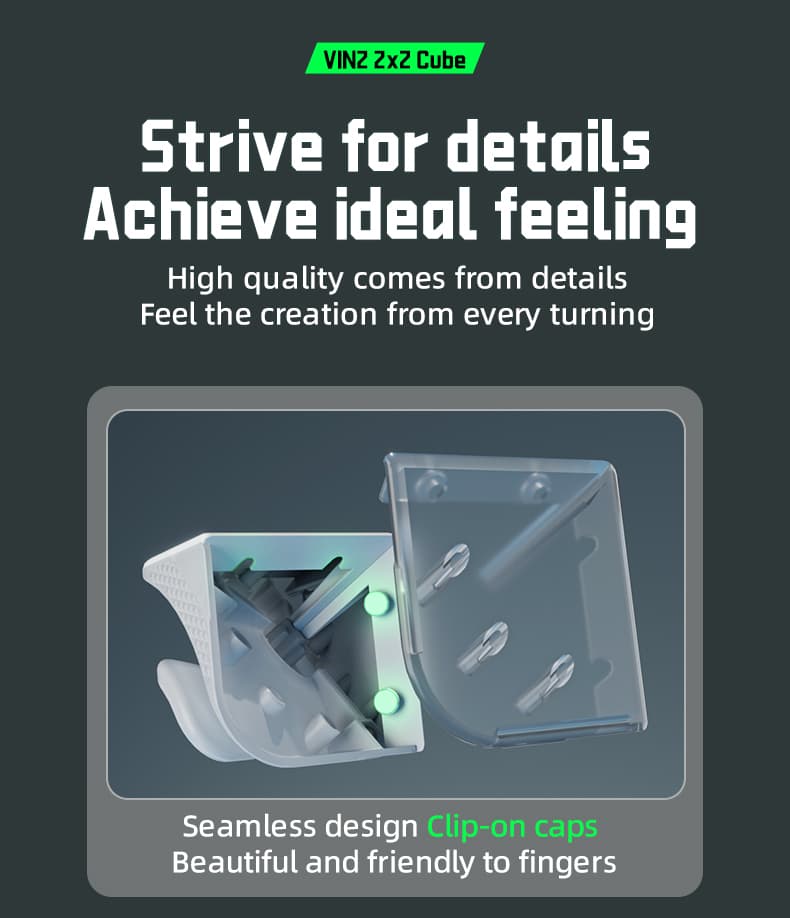 Vin Cube 2x2 Ball Core UV - Stickerless image 15