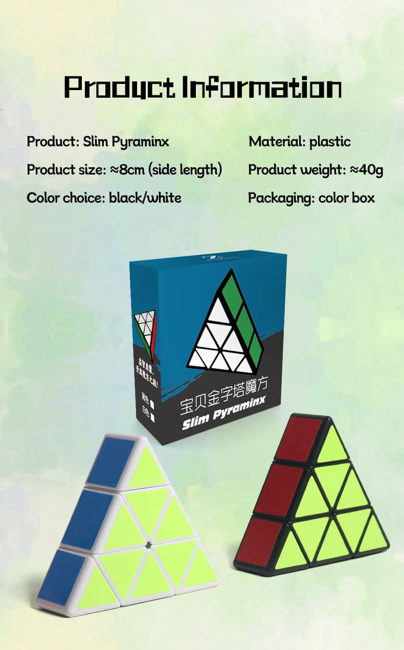 Slim Pyraminx - Black image 9