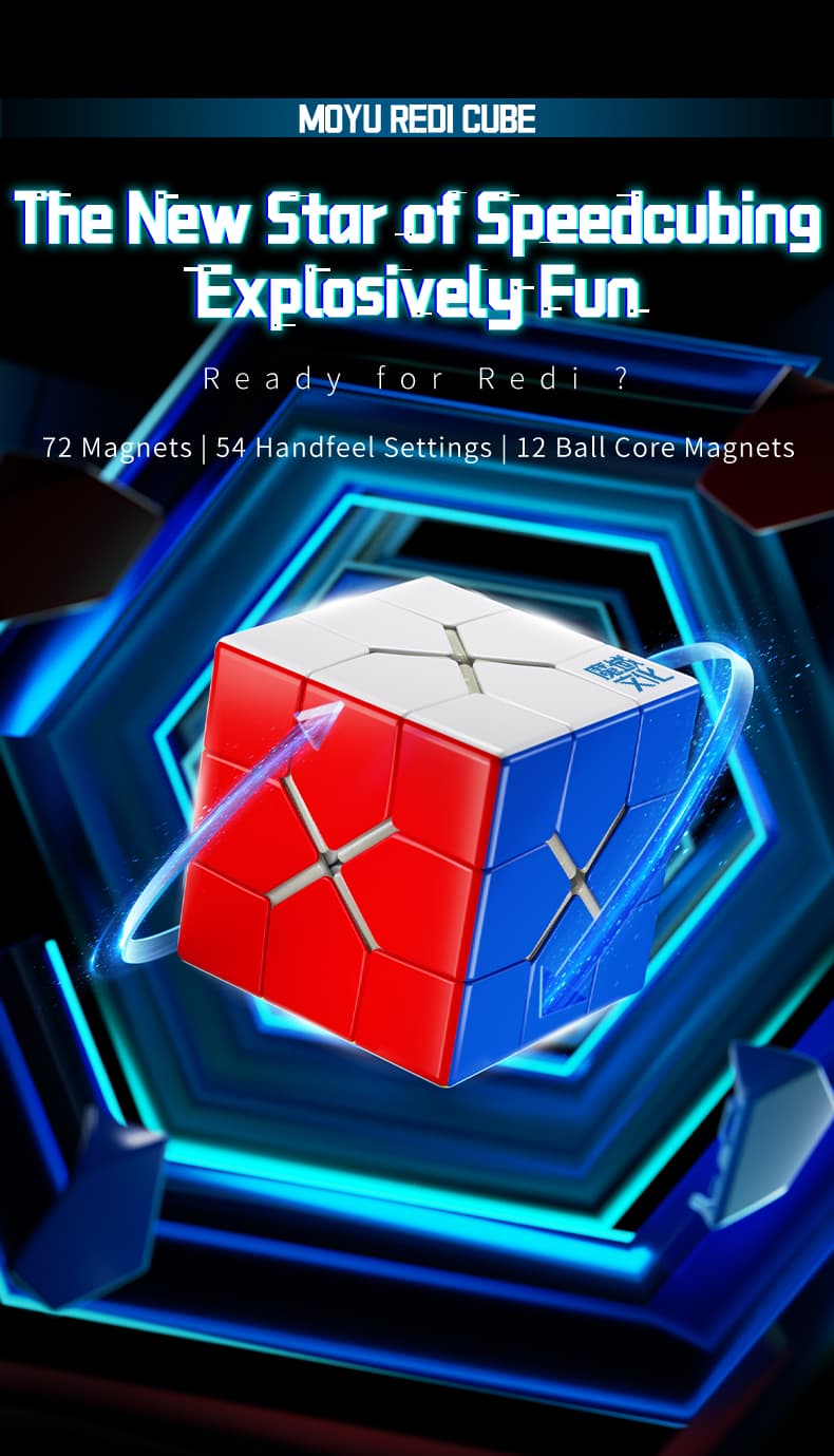 MoYu Magnetic Redi Cube Ball Core - Stickerless image 5