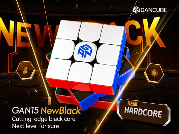 GAN 15 Maglev UV 3x3 - New Black image 6