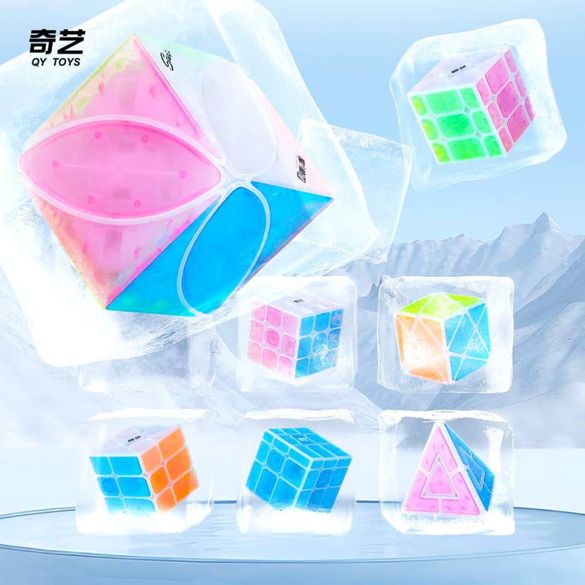 QiYi Ice Amber 3x3 - Transparent image 4