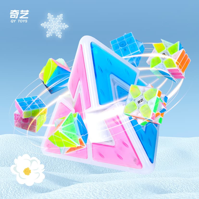 QiYi Ice Amber 3x3 - Transparent image 6