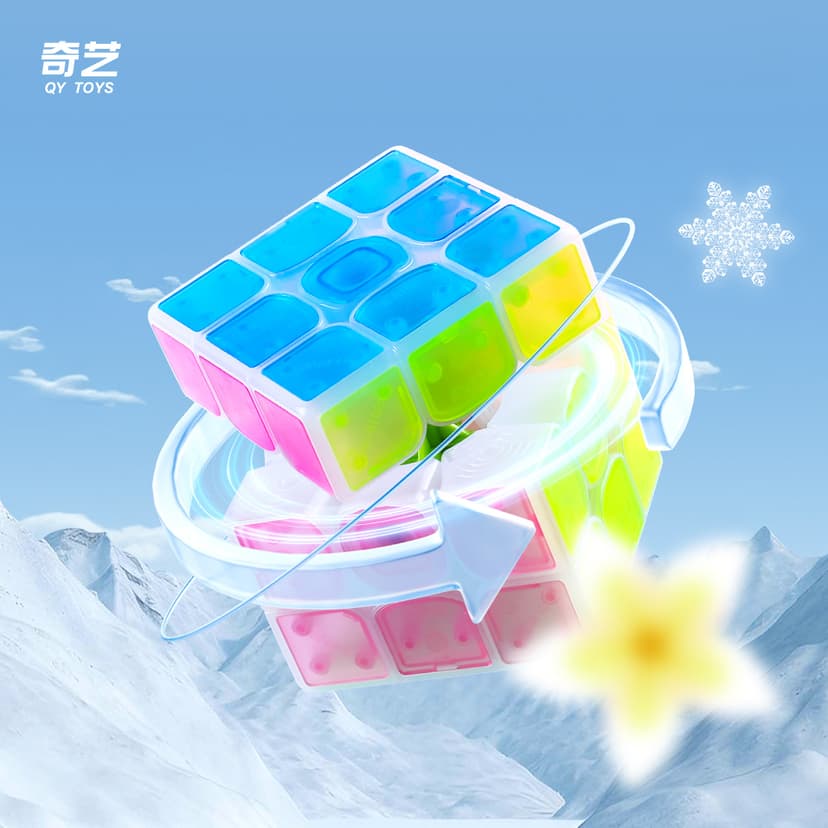QiYi Ice Amber 3x3 - Transparent image 7