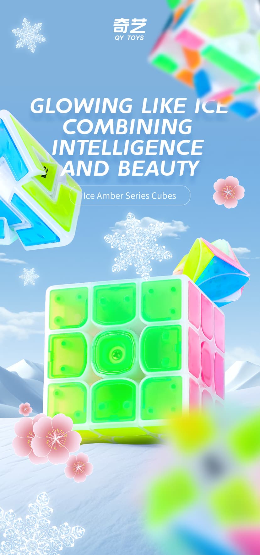 QiYi Ice Amber 3x3 - Transparent image 8