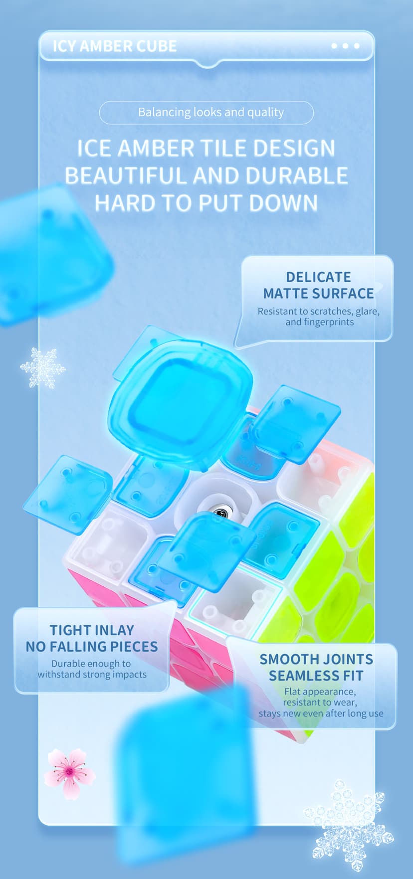QiYi Ice Amber 3x3 - Transparent image 13