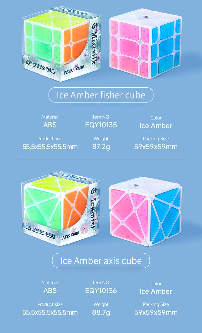 QiYi Ice Amber 3x3 - Transparent image 19