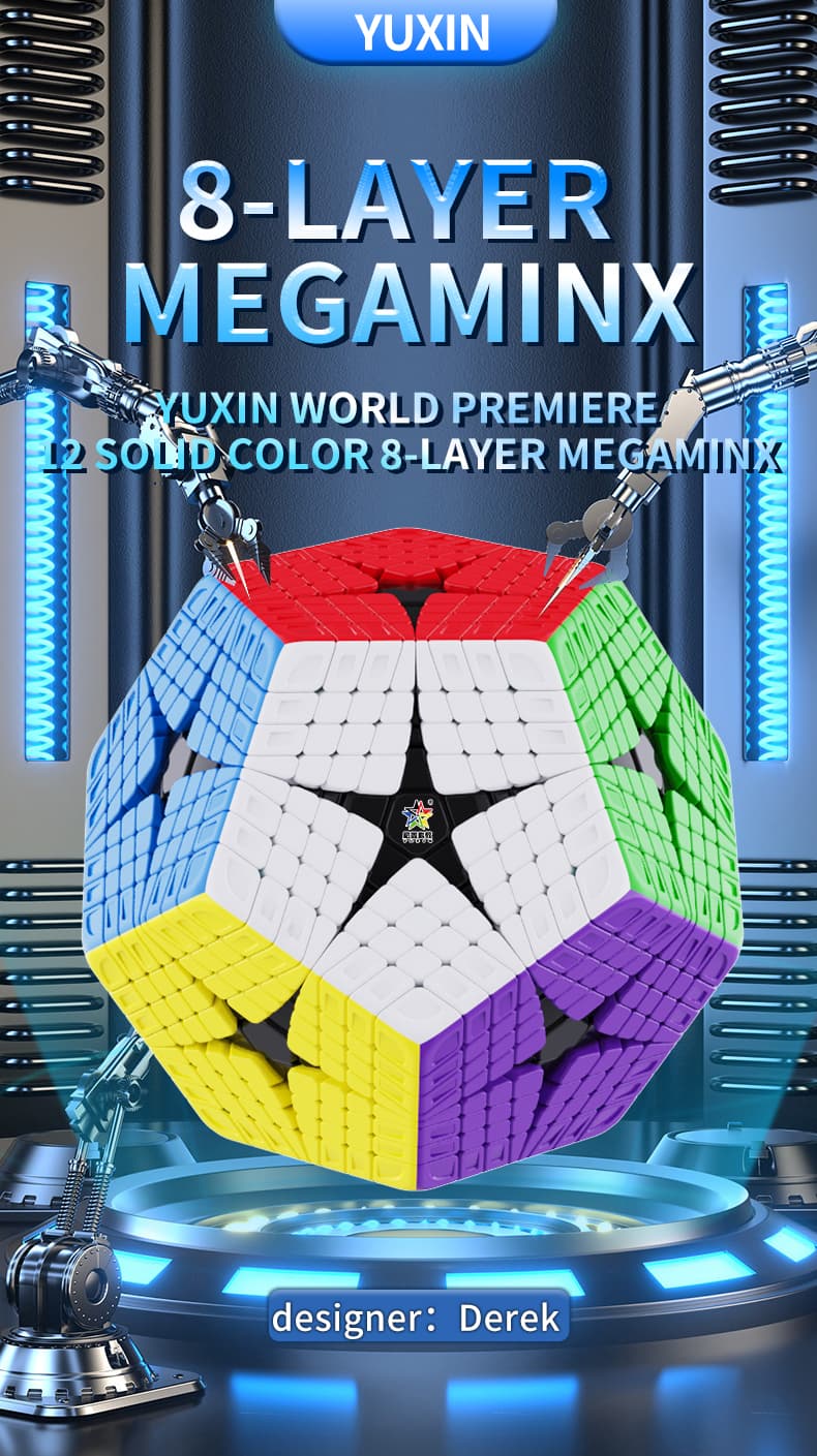 YuXin Huanglong 8x8 Kilominx - Stickerless image 20