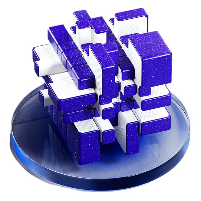 DianSheng Galaxy 5x5 Magnetic Mirror Cube - Purple image 6