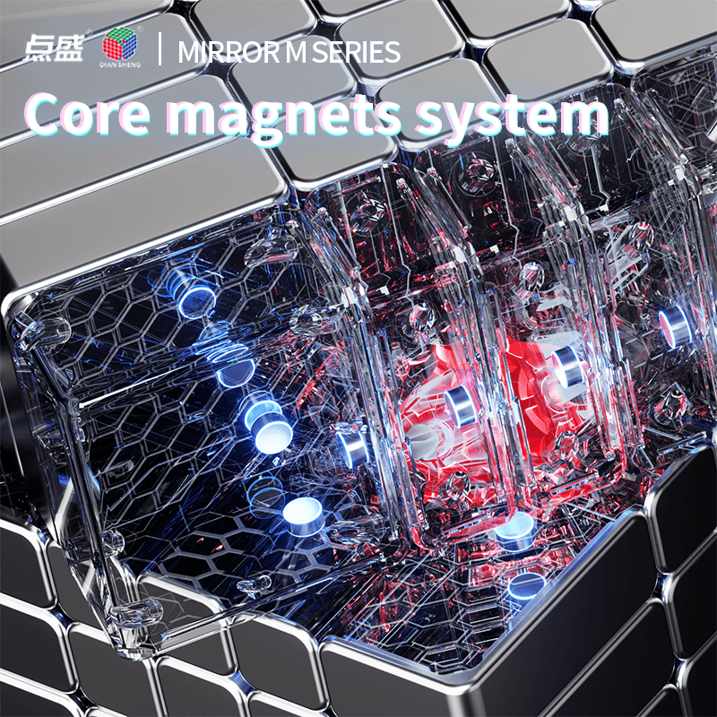 DianSheng Galaxy 5x5 Magnetic Mirror Cube - Purple image 10