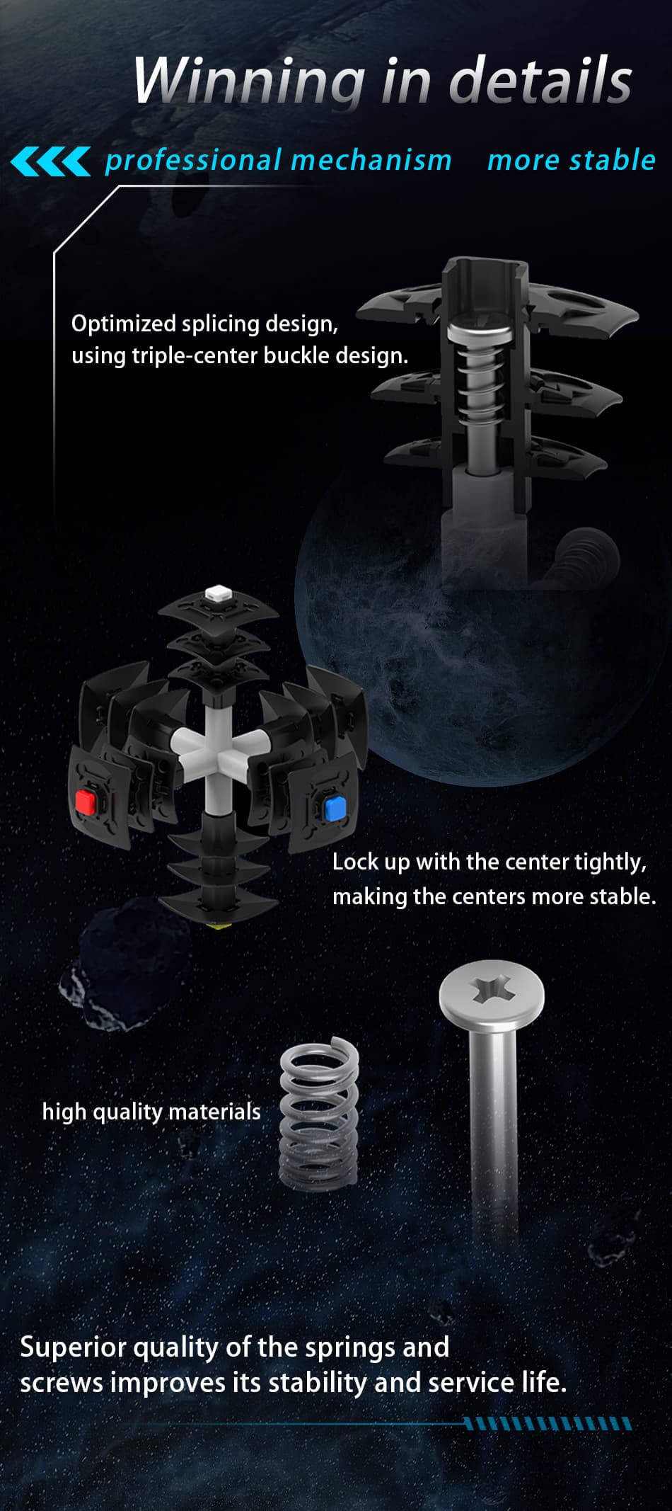 DianSheng Galaxy 14x14 Magnetic - Black Internal image 15