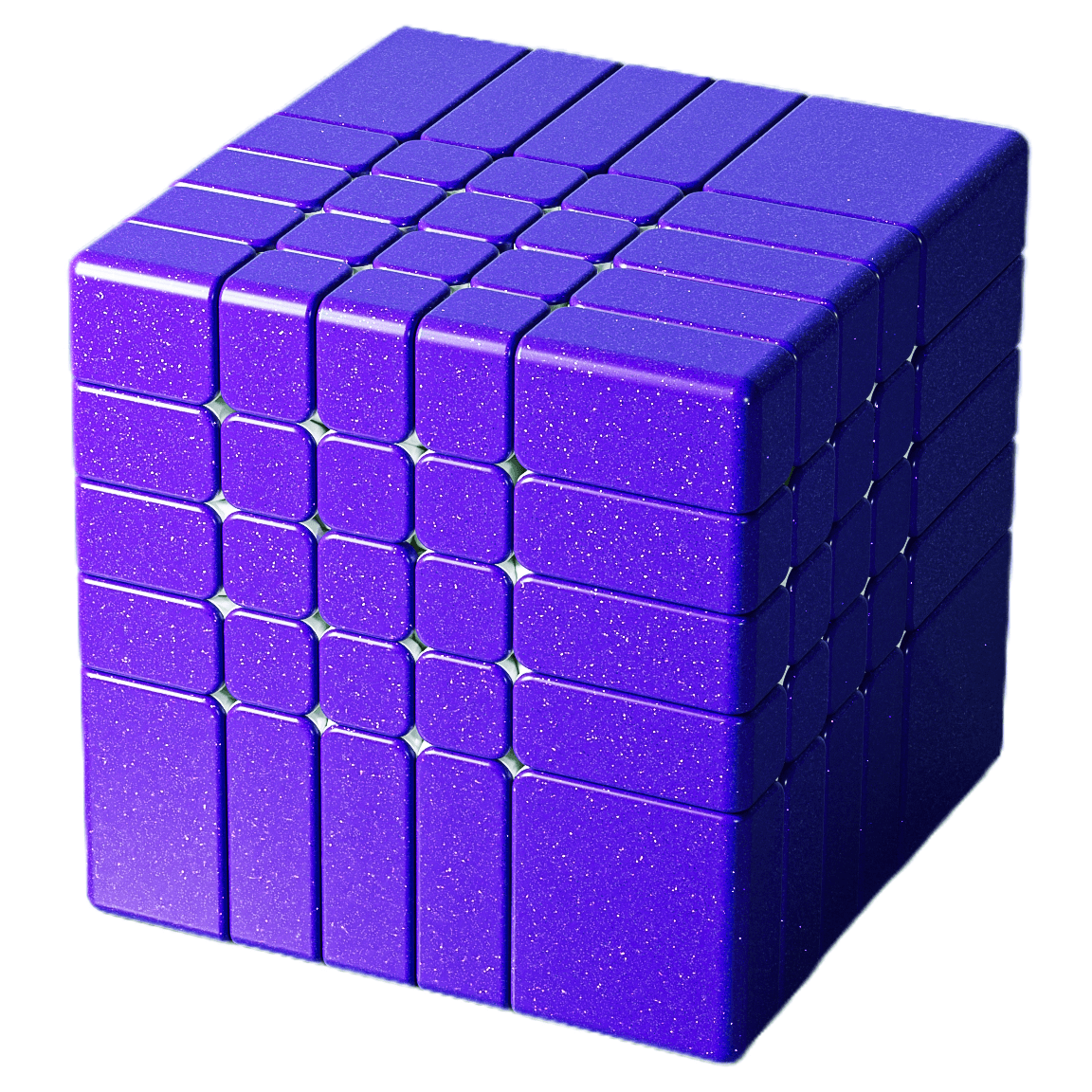 DianSheng Galaxy 5x5 Magnetic Mirror Cube - Purple image 1