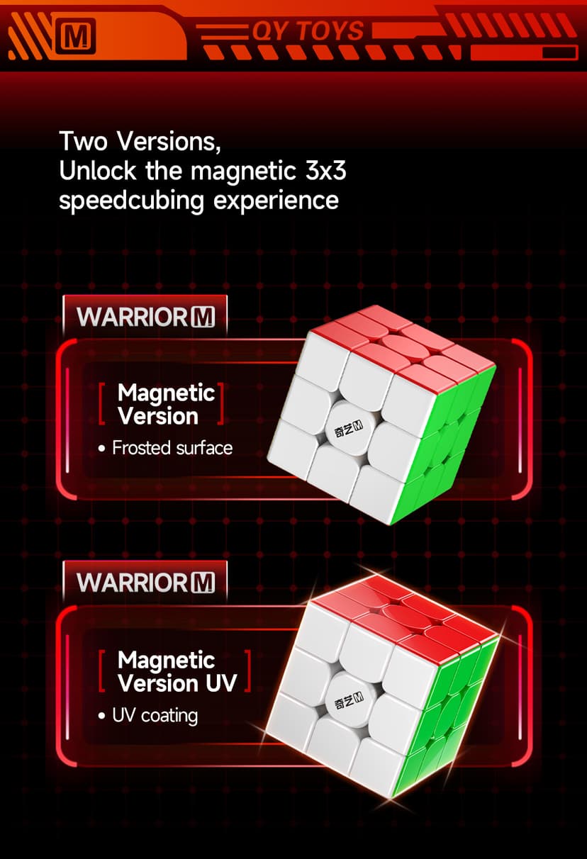 QiYi Warrior 3x3 M UV (display box) - Stickerless image 8