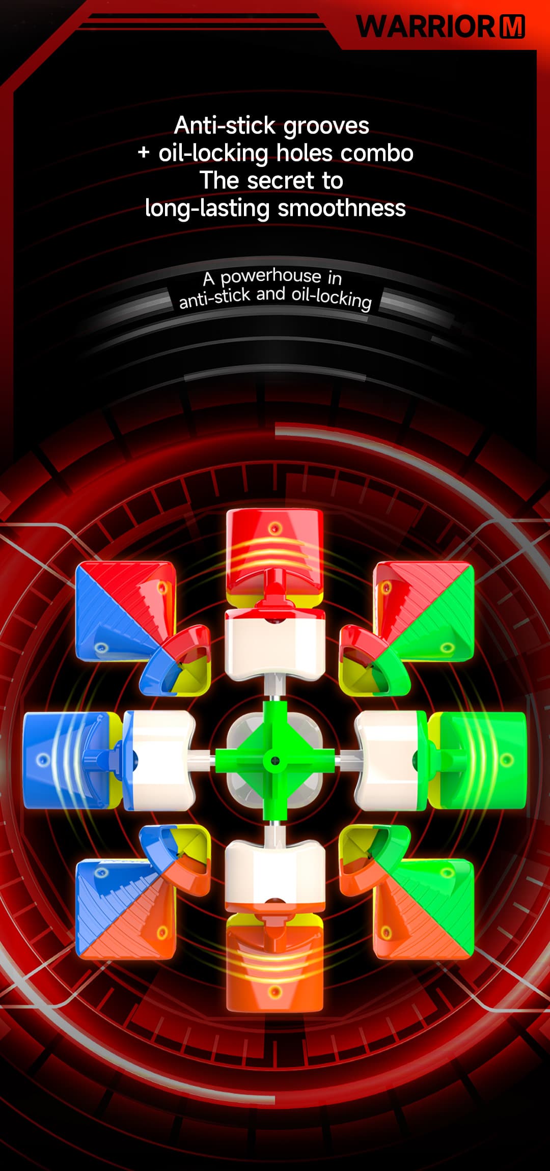 QiYi Warrior 3x3 M UV (display box) - Stickerless image 10