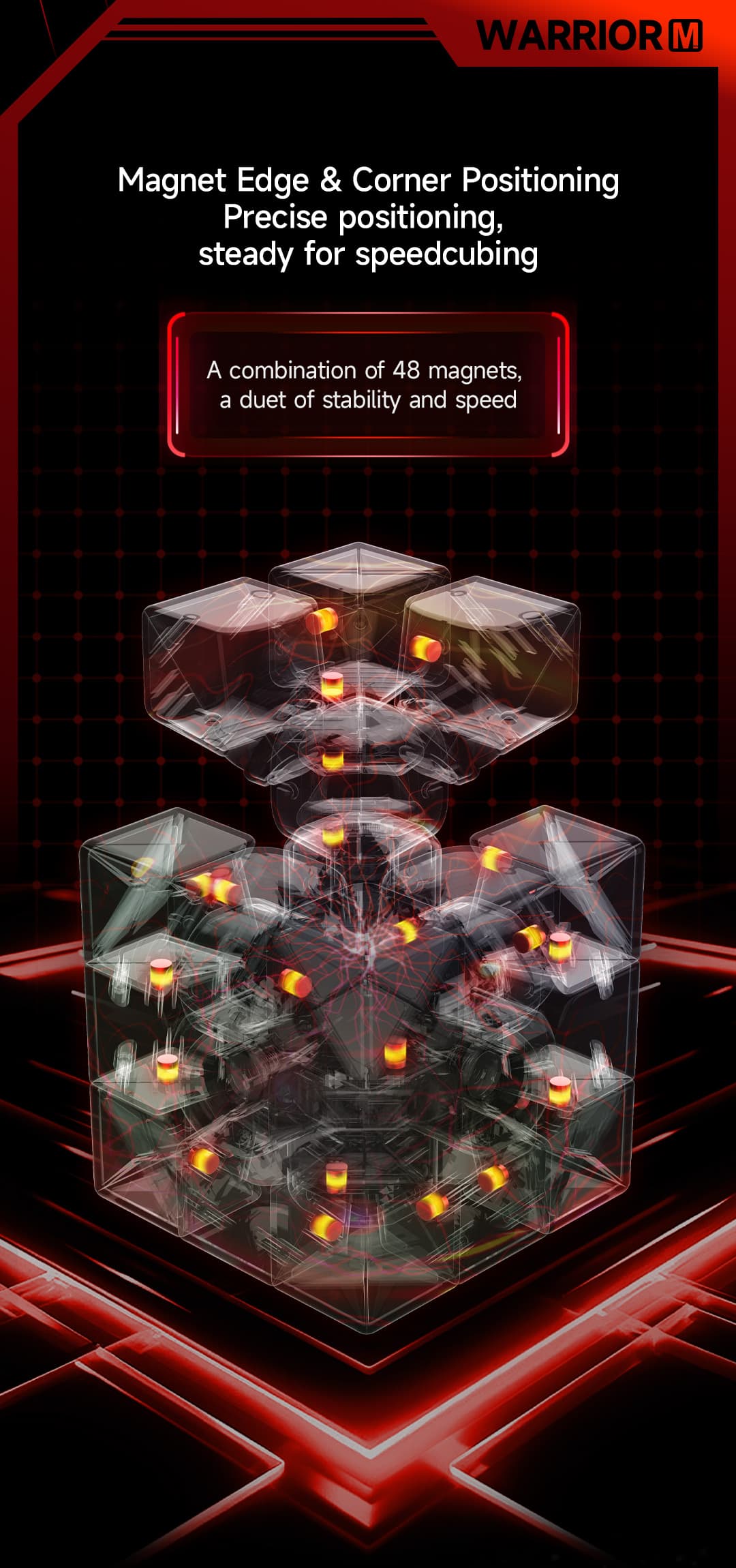 QiYi Warrior 3x3 M UV (display box) - Stickerless image 12