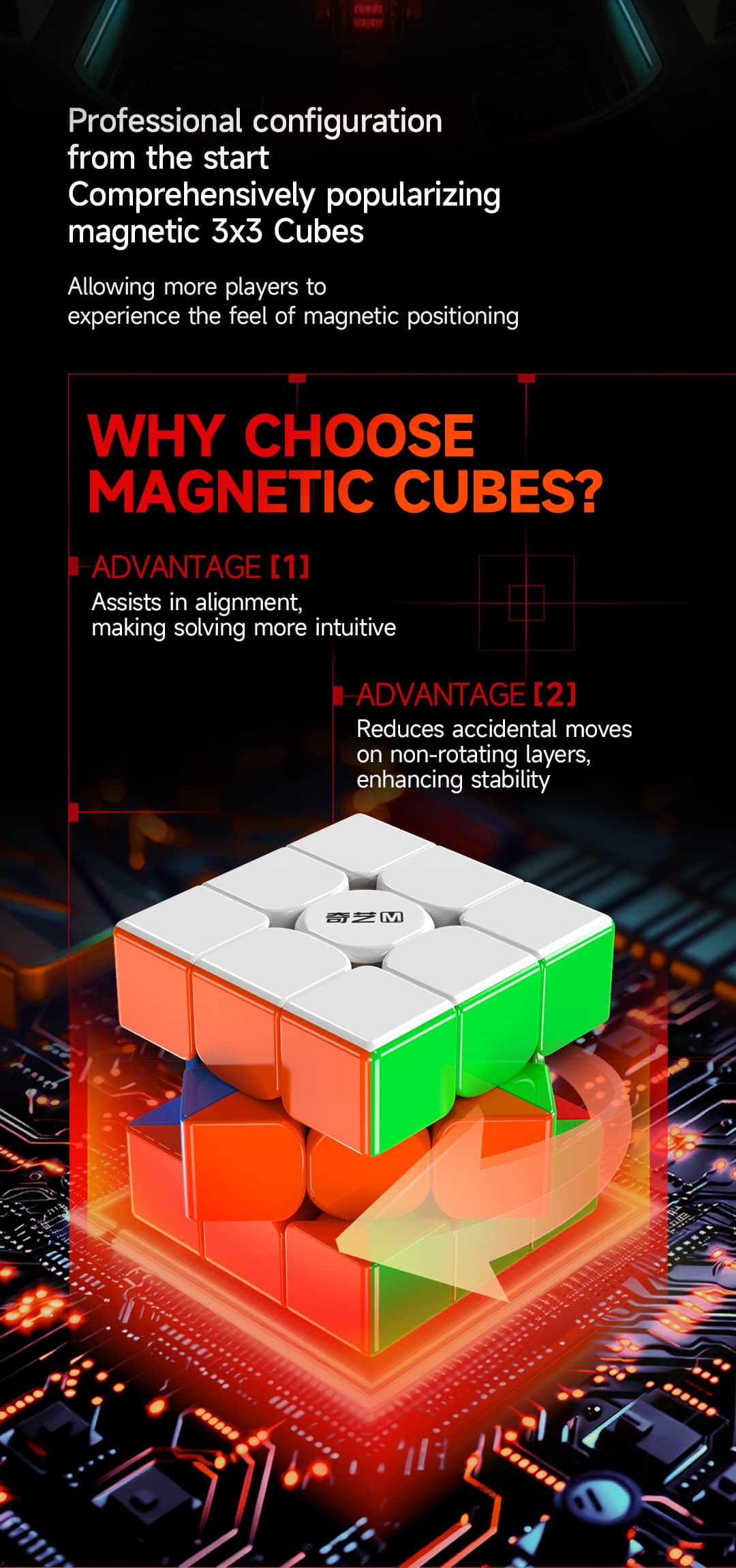 QiYi Warrior 3x3 M UV (display box) - Stickerless image 14