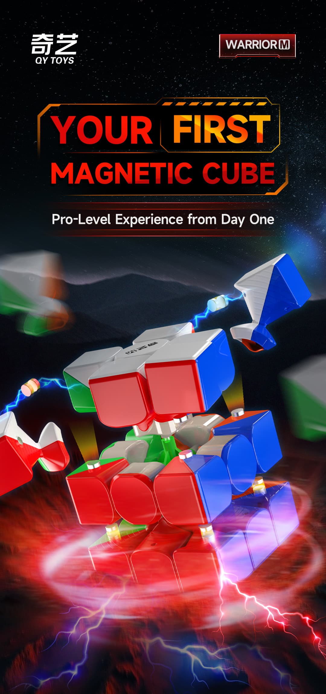 QiYi Warrior 3x3 M UV (display box) - Stickerless image 16